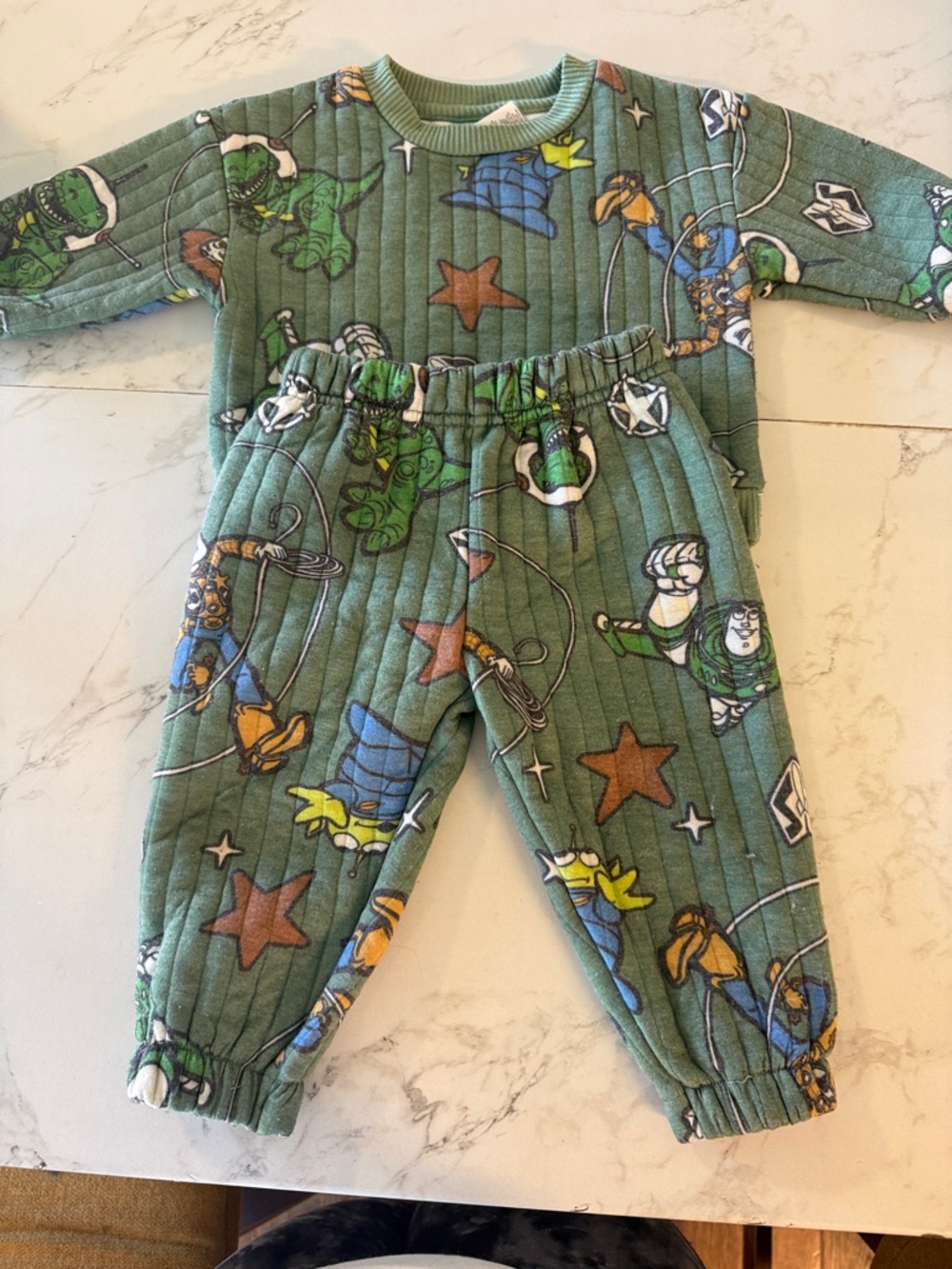 Disney boys quilted fleece toy story set